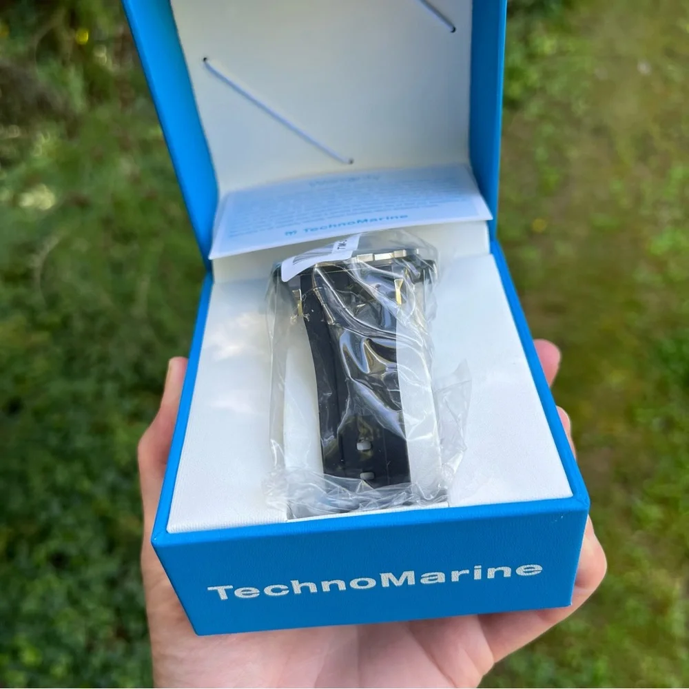 TechnoMarine Ocean Nomad Men's Watch - 43mm, Black Silver NWT
